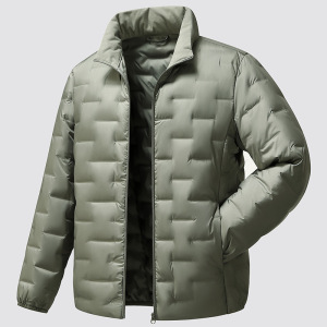 秋冬新款轻薄羽绒服防风立领保暖羽绒男90绒户外休闲通勤羽绒外套