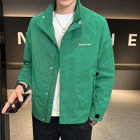 夹克男士春秋季年新款潮流立领工装外套男短款外穿上衣服时尚