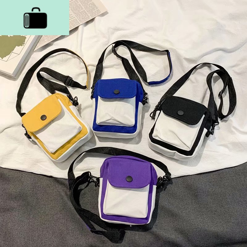 帆布单肩包男学生潮牌斜挎包韩版潮流学院背包女生休闲情侣小包包NEW LAKE男士斜挎包