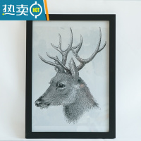 敬平实木简约挂墙相框画框外框A4A3素描装裱海报4开8k16寸 20 28定制 黑色 A4,挂墙款,可放入尺寸21x29