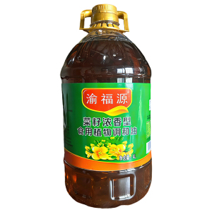 渝福源 食用植物调和油 菜籽浓香型4L家用炒菜炒菜烹饪