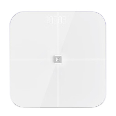 Keep体脂秤小巧玲珑续航持久防滑脚垫测量精准操作简单米白色S2
