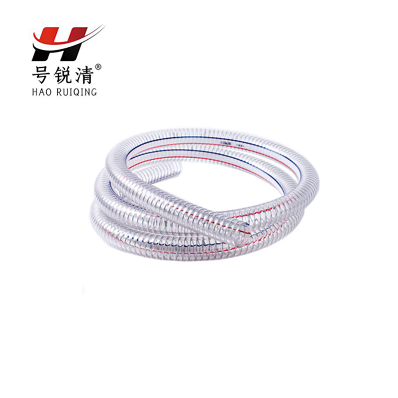 号锐清pvc硅胶钢丝软管 1寸*4mm 捆