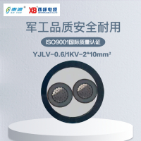 秦源牌 YJLV-0.6/1KV-2*10mm² 铝芯低压电力电缆 元/米 定制商品 联系客服