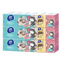 [3条共30包][维达]手帕纸卡通纸手帕面巾纸装餐巾纸便携式纸巾擦手纸 10包*3条共 30包