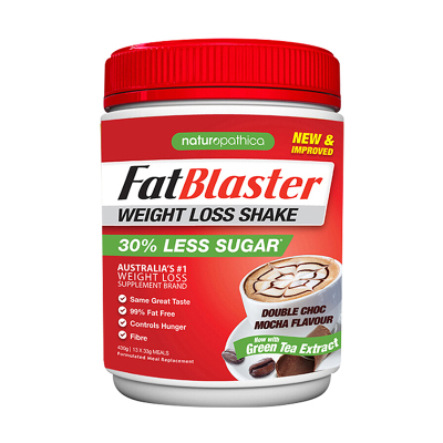 FatBlaster极塑摩卡低糖澳洲奶昔430克/罐清肠道塑形甩脂营养代餐粉奶昔膳食营养补充剂