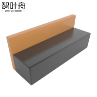 智叶舟沙发三人位180*60*70cm张