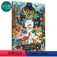 [正版]Sandra Dieckmann 秘密森林 Secret Forest 英文原版进口童书 儿童绘本 大自然动植