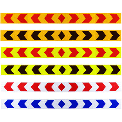 好企来 双方向标 反光标识 AQ-0079 PP 黄黑 5cm*35m (35米/卷)