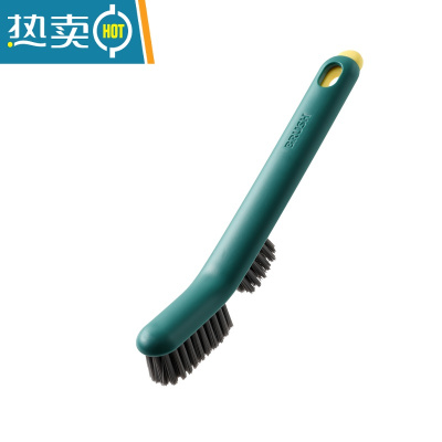 敬平鞋刷子多功能子母鞋刷家用洗鞋器洗衣服板刷软毛刷清洁刷不伤鞋 水墨绿❤[可拆卸]