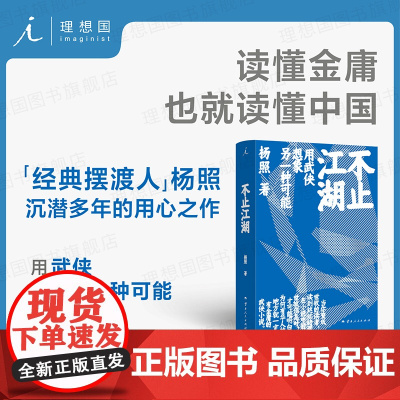 不止江湖:用武侠想象另一种可能 “经典摆渡人”杨照解读金庸 武侠小说与传统文化、历史与时局、现实与理想 理想国图书店