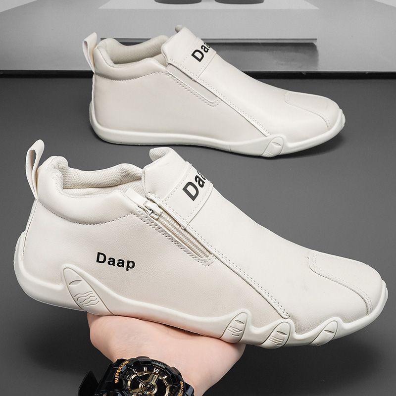 秋季男鞋20265新款高帮休闲鞋男工作工装鞋潮流百搭户外登山鞋