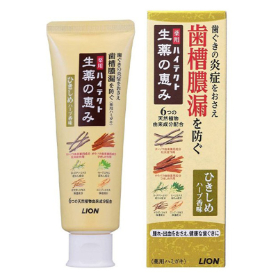 狮王(LION)植物配方预防牙周炎牙龈出血牙膏90g