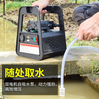 户外充电式抽水泵小型电动自吸水浇菜地农村农用灌溉浇水机器