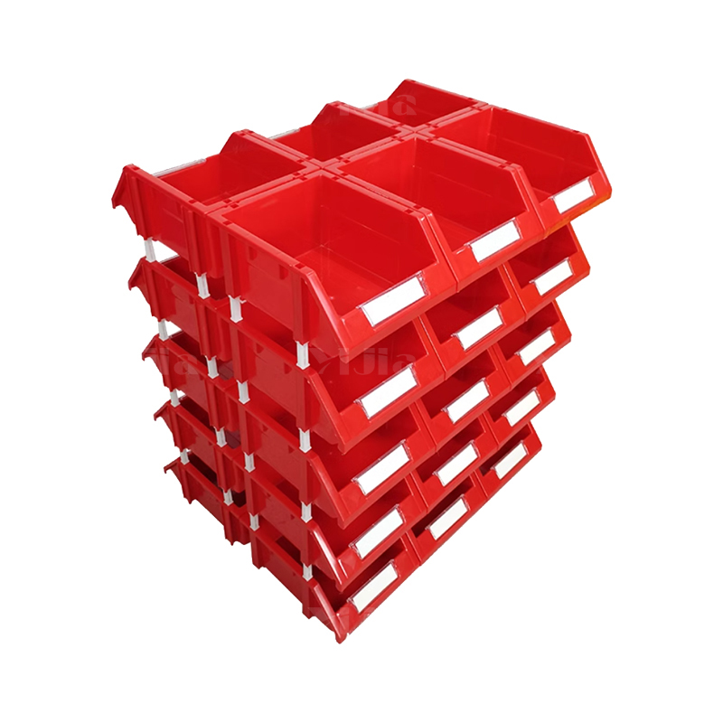翌嘉YJ4121771 斜口组合式零件盒收纳分类货架型盒箱 红色双面30只 600*500*695