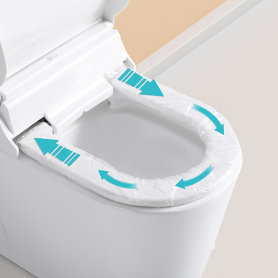 沐牌自动换套马桶盖圈转转垫公用智能座便盖换膜纸电动一次性坐垫