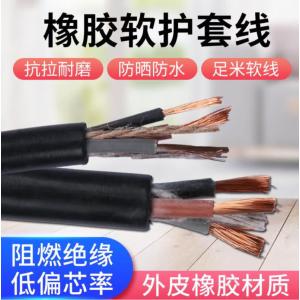 橡套软电缆 ZC-YZ-3*4+1*2.5 单位/米