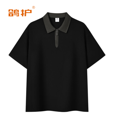 鸽护 短袖POLO bll-黑 件