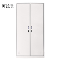 湘渭加厚二门钢制更衣柜员工柜铁皮职工储物柜带锁存包柜鞋柜