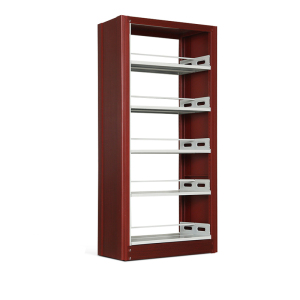 慧采云 钢制书架学校图书馆书店书籍室阅览室双面书架资料架双面一列一组