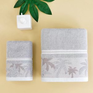 天山柔 34*73cm 130g/70*150cm 500g 纯棉夏威夷风断档提花 毛巾浴巾 (计价单位:条)