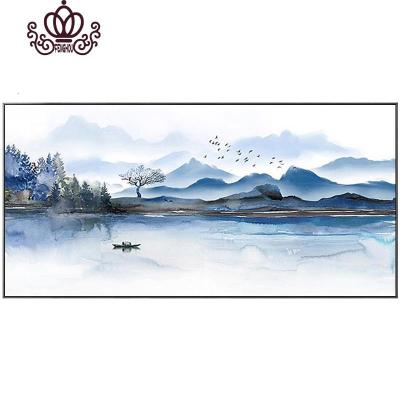 封后5d钻石画满钻中式山水风景贴砖石点钻石绣十字绣2020客厅新款卧室优质魔方圆钻200*90CM-