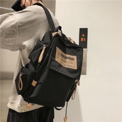 澈旅书包男大学生韩版原宿ulzzang电脑背包ins大容量双肩包2020年新款