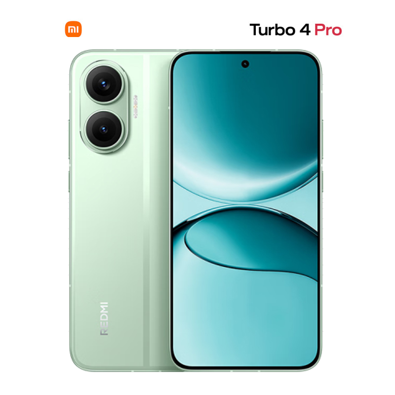 小米REDMI Turbo 4 Pro 绿色 12GB+256GB 第四代骁龙8s性能芯 7550mAh大电池 90W快充 IP68防水 5G手机