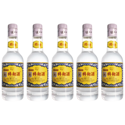 泸州老窖 特曲60版 38度125ml*5 浓香型白酒 光瓶版