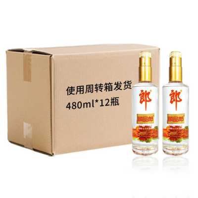 郎酒 顺品郎金盖45度480ml*12 浓酱兼香型白酒