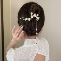 古风汉服青蛙扣发夹女后脑勺一字夹中国风抓夹高级感鲨鱼夹子头饰送女朋友老婆情人节七夕生日礼物