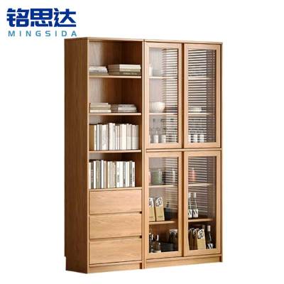 铭思达实木书柜1.5米台