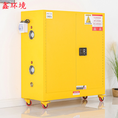 鑫环境 30加仑锂电池充电防爆柜电瓶安全储存柜蓄电池工具柜电源充电漏电保护柜