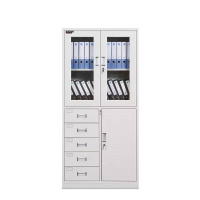 富力华驰 文件柜 1800*850*390mm偏五斗0.4厚 个