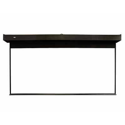 经科JK电动遥控工程幕布PB-W大型玻纤白幕400英寸16:9投影机幕布