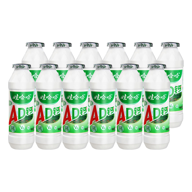 娃哈哈ad钙奶饮料100g*12瓶哇哈哈儿童营养乳酸菌风味酸奶牛奶饮品整箱