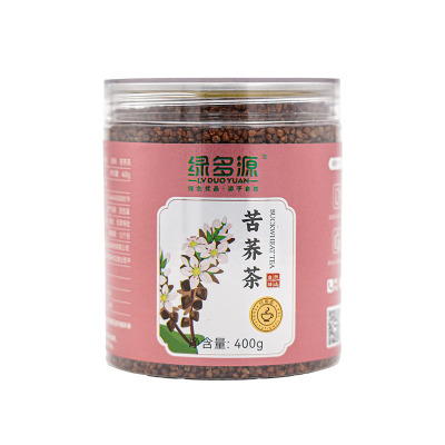 绿多源宁夏清凉解暑苦荞茶400g/罐 泡水饮品