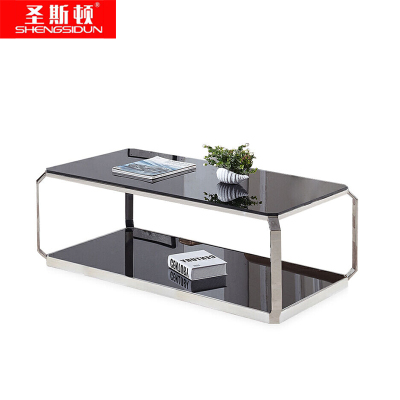 圣斯顿LK-HF1260玻璃钢长茶几1200*600*450mm黑色