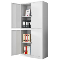 域赢文件柜钢制铁皮柜档案办公资料柜器材柜储物柜分双节文件柜