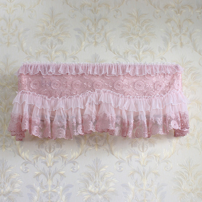 家柏饰(CORATED)家用通室内空调罩挂机空调套防尘罩挂式卧室奥克斯1.5p匹 好梦缘肉粉 均码顶部88*20