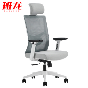 班龙多功能转椅灰色高背张