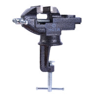 欧克(Ouke)桌虎钳360度旋转台钳家用桌虎钳工作台木工小台钳(50mm 2英寸 OK-3020)