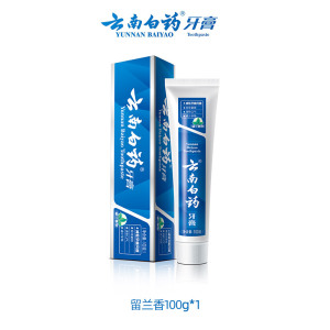 云南白药牙膏经典留兰薄荷香型清新口气减轻牙龈问题官方正品