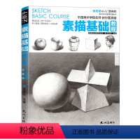 [正版]素描零基础教程临摹画册静物头像几何体石膏结构画画入门自学绘画书籍手绘铅笔画美术书诀窍课件初学者中国美术学院儿童