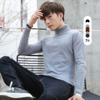 冬季新款男士韩版加厚保暖有型毛衣潮流情侣网红同款时尚百搭上衣