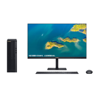 华为(HUAWEI)擎云W585X 国产化信创电脑台式机整机 麒麟9000C/16G/1T机械+512G/无光驱/含WIFI 单主机 试用版系统 配23.8英寸显示器
