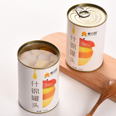 糖水新鲜什锦水果罐头6罐整箱混合口味糖水黄桃菠萝什锦罐头砀山零食