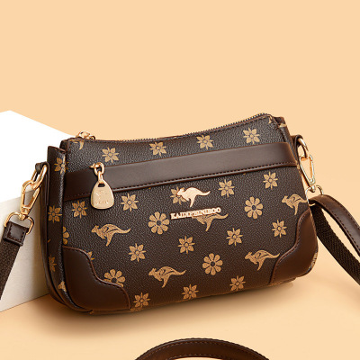 包包女包新款时尚女士印花斜挎包妈妈包小方包单肩包