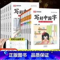 写好中国字[下册] 小学三年级 [正版]抖音同款2023秋写好中国字一年级二年级三四五六年级上下册语文同步练字帖人教版小