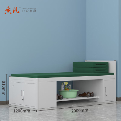 质凡 宿舍单人床B款(标准加厚款)/ZF-DRC005/2000*1200*500mm